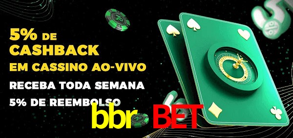 Promoções do cassino ao Vivo bbr bet